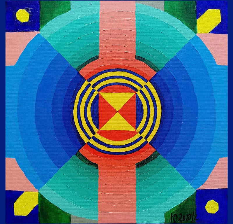 Genesis of Cyclohexane and of Cycloheptane
Acryl (30 x 30 cm) TO2020/2